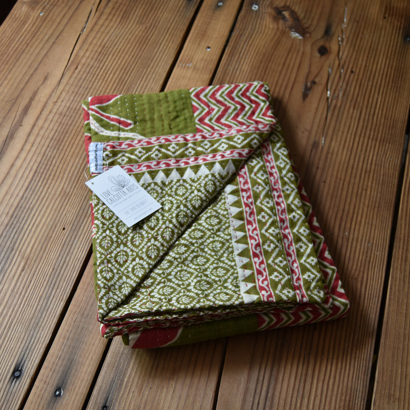 Sari Throw Quilt