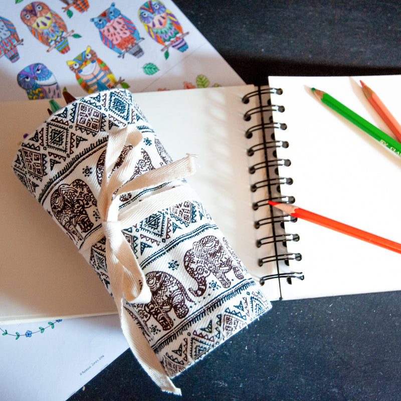 Colored Pencil Roll up