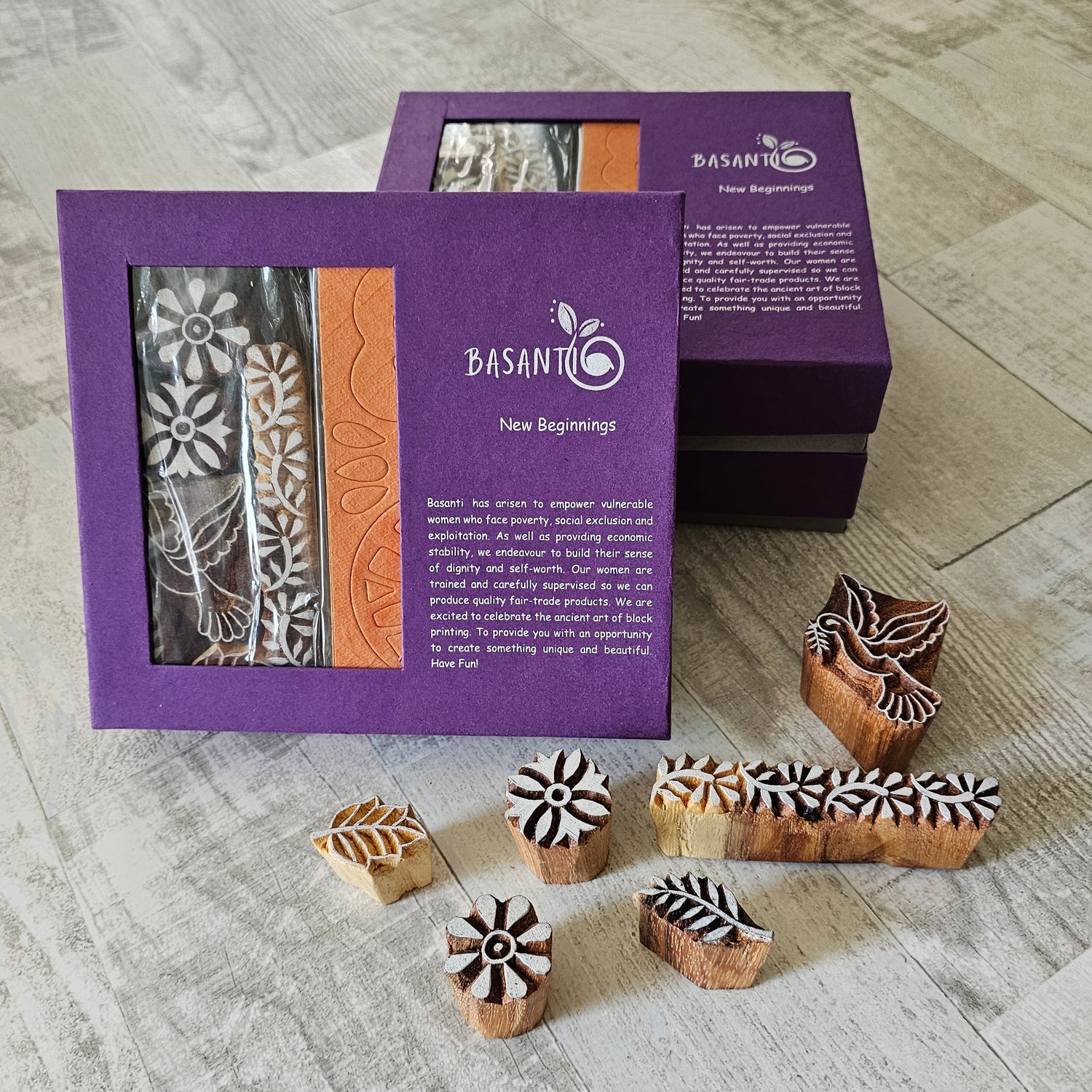 Block Print Card Kit