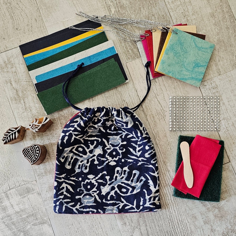 Block Print Tag Kit