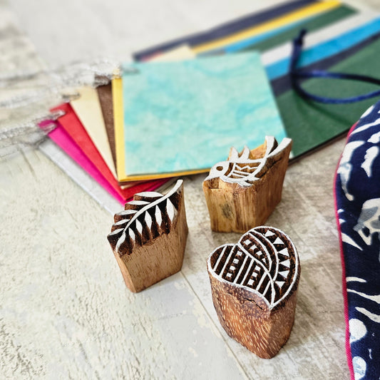 Block Print Tag Kit