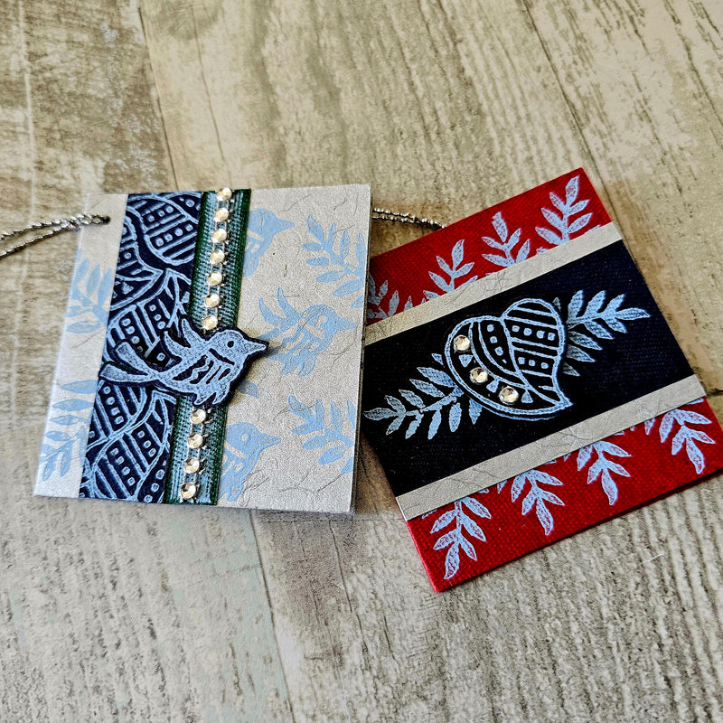 Block Print Tag Kit