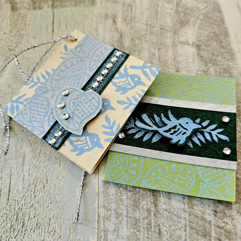 Block Print Tag Kit