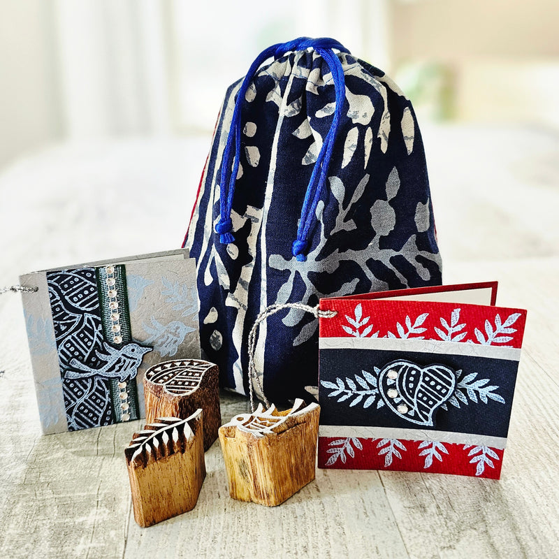 Block Print Tag Kit
