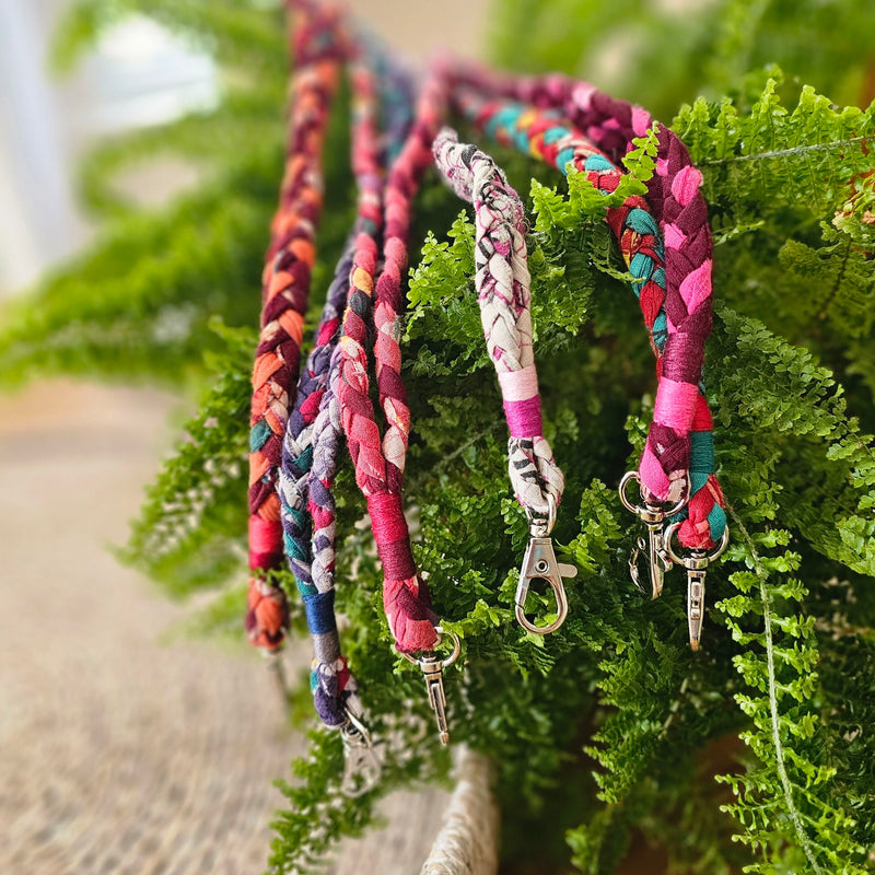 Upcycled Braided Lanyard