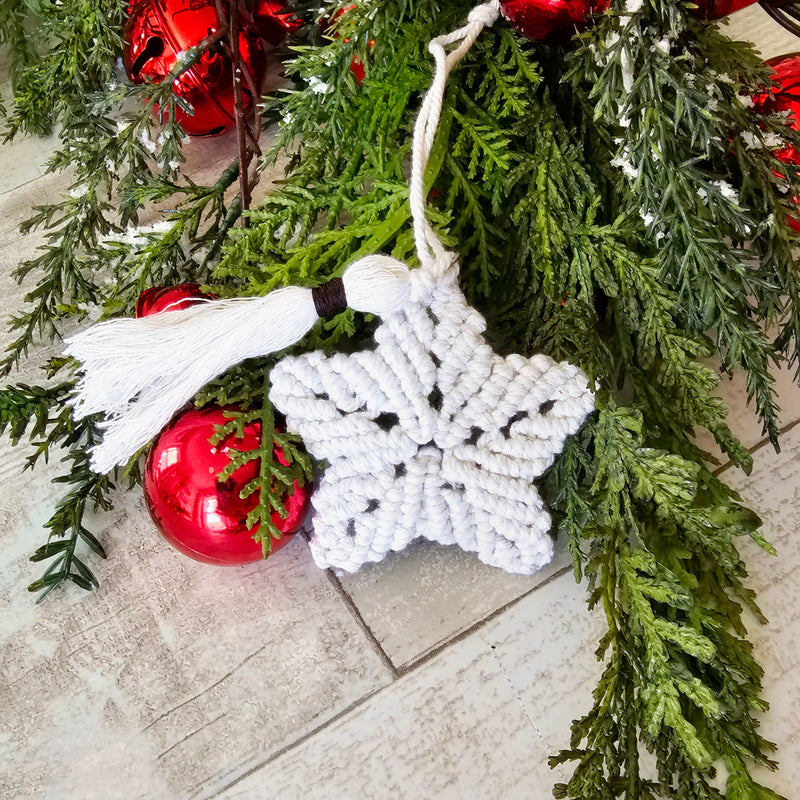 Crochet Star Ornament