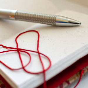 Embroidered Cotton Large Journal