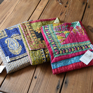 Sari Throw Quilt