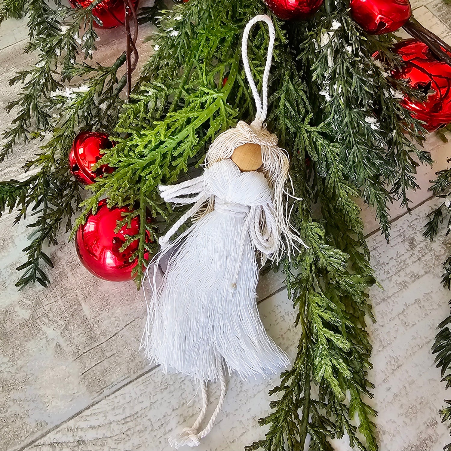 Yarn Angel Ornament