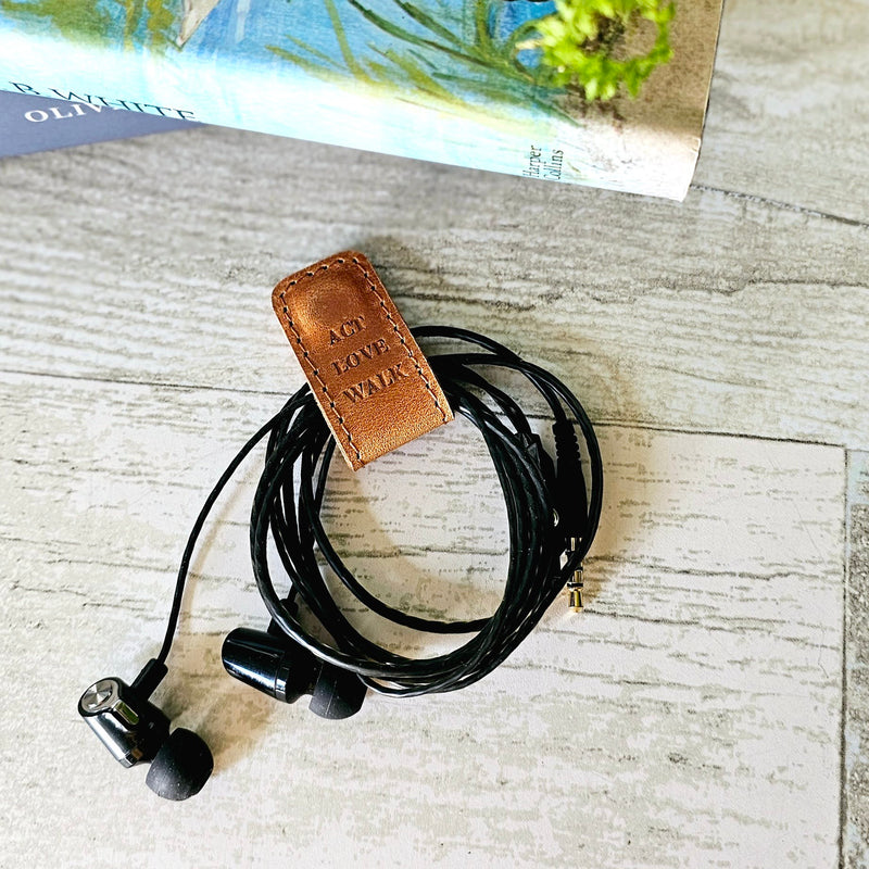 Magnetic Leather Bookmark