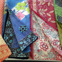 Load image into Gallery viewer, Small Sari Quilt
