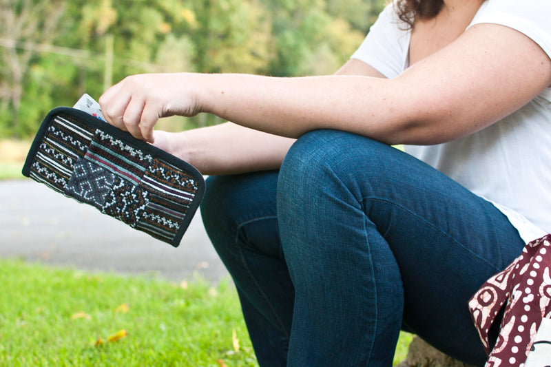 Upcycled Patch Wallet