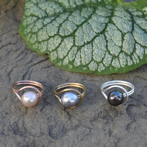 Infinity Pearl Ring