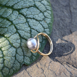 Infinity Pearl Ring