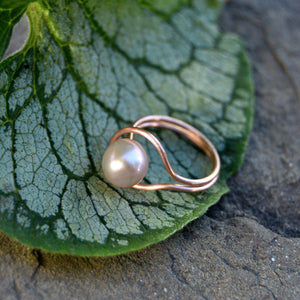 Infinity Pearl Ring