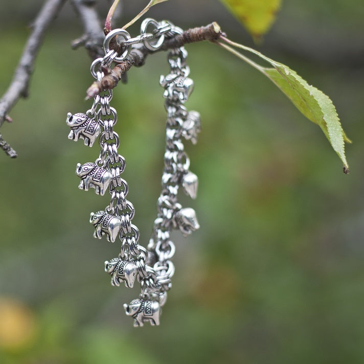 Elephant Charm Bracelet